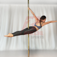 Leggings de pole dance taille haute personnalisés pour filles et femmes Leggings de pole dance confortables et durables en matériau extensible