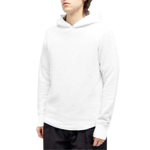 Vente en gros de sweat-shirts pour hommes en coton 100% 400 g/m² surdimensionnés, broderie de logo personnalisée, tissu français uni teint, polaire d'hiver imprimé - Product Image 1