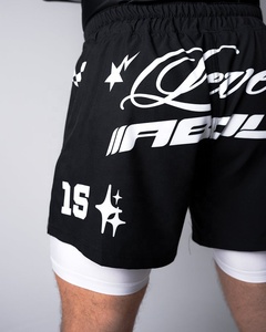 Pantalones Cortos de Boxeo y MMA con Estampado por Transferencia de Calor Personalizados, Diseño Nuevo, Estampado de Leopardo, Unisex, Ligeros, Elásticos y Transpirables - Product Image 4