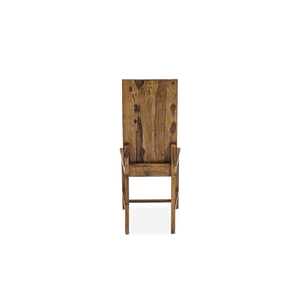 Silla de madera maciza Sheesham con 45cm de altura de asiento ecológica para armarios de bar - Product Image 4