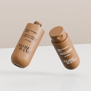 Botella de HDPE de 250 ml para el Cuidado de la Piel, Botellas de Plástico para Champú y Acondicionador con Tapa Abatible - Product Image 2