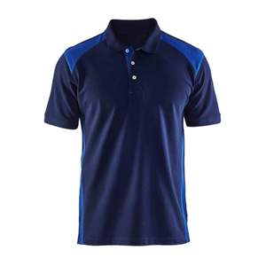 Polos de golf de diseño personalizado para hombre, de secado rápido de poliéster 100% piqué de algodón, cuello bordado estampado sólido, manga corta - Product Image 5