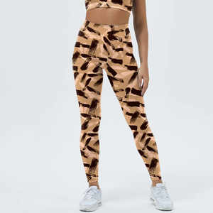 Manufacture Wholesale Fitness Sublimation Printing <b>Tights</b> Women For Leggings Sports USA Free Size Leggings for Women Custom Logo - Product Image 5