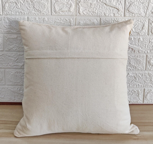Housse de coussin texturée tissée à la main en kilim de coton et de laine de qualité supérieure - Product Image 2