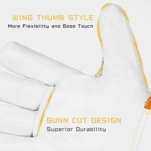 Gants de soudage TIG de bonne qualité protègent le travail de soudeur pleine paume en cuir fendu imperméable résistance à la chaleur gants antidérapants - Product Image 4