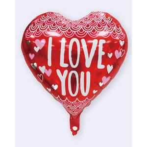 Globo de Aluminio con Forma de Corazón 'Te Amo' de 45 cm, Decoraciones para el Día de San Valentín - Product Image 1