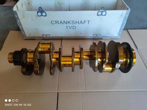 เพลาข้อเหวี่ยงเครื่องยนต์ KUSIMA สำหรับรถยนต์โตโยต้าแลนด์ครุยเซอร์ เครื่องยนต์ดีเซล 1VD 1VD-FTV รหัสอะไหล่แท้ 1340151010 - Product Image 5