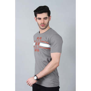 T-Shirt Men Long Sleeve Cotton Pique Designer <b>Print</b> Casual Fit Custom Design Private Label OEM ODM Supplier Wholesale - Product Image 4