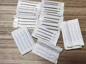 100 Uds agujas mixtas para Piercing corporal 14G 16G 18G 20G Acero inoxidable estéril desechable oreja nariz ombligo pezón labio Piercing aguja - Product Image 2