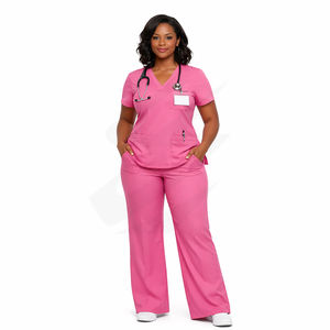 Ensemble d'uniformes médicaux pour femmes avec logo personnalisé, blouses d'infirmière, fournisseur OEM ODM - Product Image 1