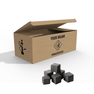 Mejor precio Briqueta de coco natural Premium Shisha Charcoal Hookah Baja ceniza Largo tiempo de combustión Venta al por mayor Etiqueta privada - Product Image 1