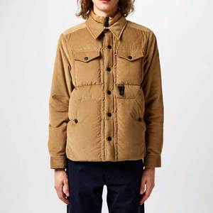 2025 nuevo bordado personalizado colores personalizados hombres invierno impermeable con capucha chaqueta acolchada poliéster guata burbuja Puff frente - Product Image 6