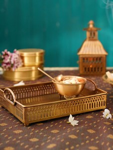 Hot Sale Rectangle Aluminium <b>Gold</b> <b>Serving</b> <b>Tray</b> in Wholesale Rate From Indian Manufacturer & Exporter - Product Image 2