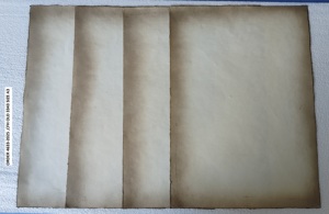 Papier d'art artisanal Old Look, format A3, 125 g/m², impression typographique vintage antique pour invitations en rouleau, calligraphie, art, mariage - Product Image 2