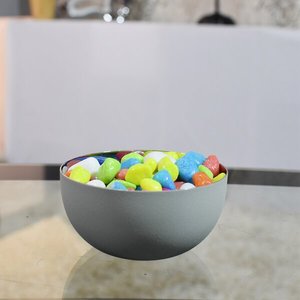 Simple Metal Decorative <b>Bowl</b> Shiny Round Shape Fruit Serving Silver Decorative <b>Snacks</b> <b>Bowl</b> For Home Decor Kitchenware & Events - Product Image 4