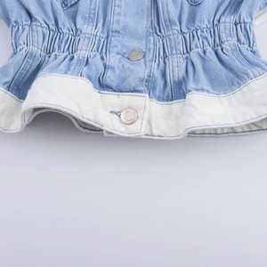 Las Chaquetas vaqueras transpirables personalizables más vendidas para mujer Chaquetas vaqueras de algodón de invierno con servicio OEM hechas en Pakistán - Product Image 3