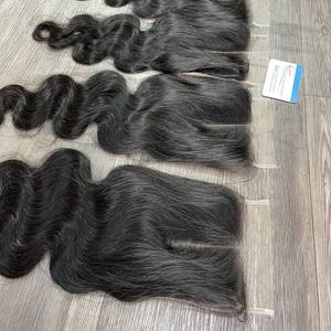 Perruque Lace Closure Body wave Couleur Cheveux Vietnamien Cuticule Aligné Brut Pas Cher 100% Extensions de Cheveux Humains Brut Non Proce - Product Image 2