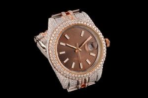 นาฬิกาโครโนกราฟฮิปฮอปสำหรับผู้ชาย ประดับเพชรโมอิสซาไนต์สุดหรู พร้อมตัวเรือนสแตนเลสและเพชรระดับความใส VVS - Product Image 5