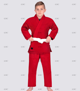 Uniformes de jiu-jitsu brésilien unisexe pour enfants Kimonos vierges de haute qualité en coton Services OEM pour garçons et filles - Product Image 6