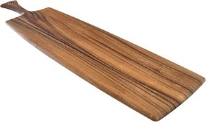 Planche à découper rectangulaire moderne en bois de style écologique bloc de découpe cuisine Surface durable trancher les fruits Design élégant usage domestique - Product Image 2
