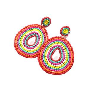 ต่างหูลูกปัดทำมือขายส่ง - Product Image 1