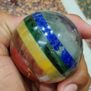 Venta al por mayor cristales de piedra natural piedra preciosa curativa rosa cuarzo rosa Bola de esfera de piedras preciosas a granel para la venta - Product Image 6