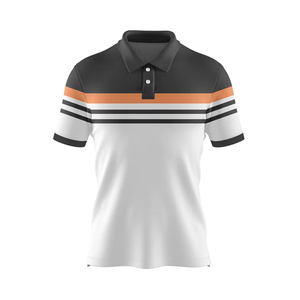 POLO de Color sólido deportivo informal para hombre, Jersey de manga corta con cuello abotonado, Camiseta deportiva de tela de 220g con cuello levantado a la moda - Product Image 6