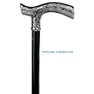 Bastón para caminar de lujo pulido con espejo de aluminio Fabricante de bastón para caminar estándar de alta calidad - Product Image 2