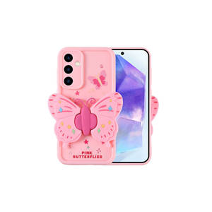 Coque arrière en silicone pour Samsung Galaxy A35, A17, A57, A53, A34 et A03S, protection de l'appareil photo, design figurine, style élégant 'Ins' - Product Image 1