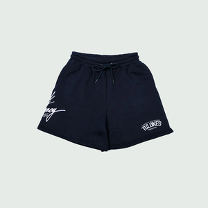 กางเกงกีฬาขาสั้นผ้าคอตตอนผ้าเทอร์รี่ใส่สบายสำหรับผู้ชายเสื้อผ้าลำลองแบบผูกเชือกป้องกันรอยยับ - Product Image 3
