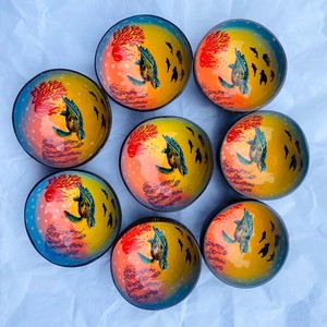 Ensemble de cadeaux artisanaux avec logo personnalisable de haute qualité Bol à coquille naturelle durable Bol à noix de coco de Vitrapro - Product Image 6