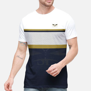 T-shirts pour hommes de nouvelle conception 100% coton décontracté et vêtements d'été en tissu tricoté-Vente en gros disponible - Product Image 2