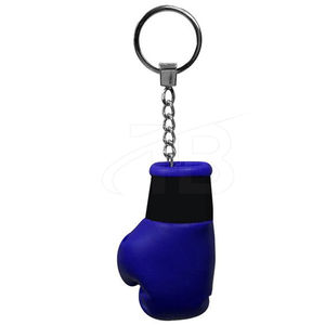 Logo personnalisé porte-clés mini gants de boxe en PU mini porte-clés gant de boxe en cuir vente de gros - Product Image 3