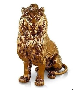 Custom Home Hotel Metal Bronce León Esculturas Figura decorativa moderna Estatua Escultura moderna más vendida. - Product Image 1