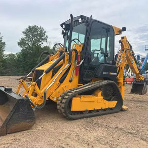 Chargeuse-pelleteuse sur chenilles d'occasion JCB 1CXT-HF, modèle 2023, avec moteur à haut rendement énergétique 75KW, boîte de vitesses et pompe. - Product Image 5