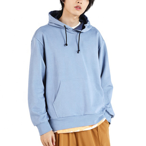 Sudadera con Capucha de Alta Calidad para Hombre, de Algodón/Poliéster, Transpirable, Estilo Francés, Ajuste Holgado Personalizado, Estampado en Relieve, Pedrería, Peso Pesado - Product Image 1