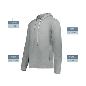 2025 automne hiver nouveau coton lourd de haute qualité Polyester extérieur polaire hommes sweats à capuche zippés - Product Image 4