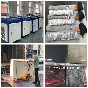 Máquina de <span class=keywords><strong>Limpieza</strong></span> Láser de Fibra HJZ de 2000W 3000W para Eliminar Óxido, Pintura y Suciedad Grasa, Alquiler en Europa - Product Image 4