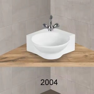 Calidad de exportación Country Style Vanity Table Top Cabinet Lavabo Cerámica Baño Porcelana Lavabo Fregadero Productos de artículos sanitarios - Product Image 4