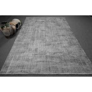 พรมวินเทจขนาดใหญ่ 6.2x9.8 ฟุต พรมตุรกีสีเทา พรมขนสัตว์สไตล์ตะวันตกเฉียงใต้ - Product Image 1