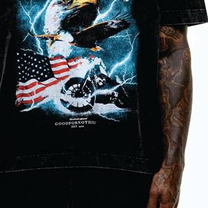 T-shirt surdimensionné pour hommes de haute qualité-Blanc, Épaule tombante, Uni, Impression personnalisée - Product Image 3