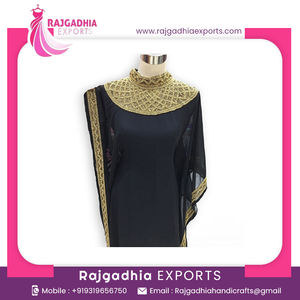 Robe caftan perlée brodée à la main de haute qualité pour femmes vêtements et accessoires musulmans traditionnels - Product Image 2