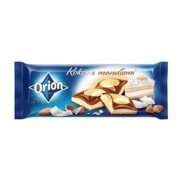 Nestle Orion кулинарный Шоколад-Nestle Orion STUDENTSKA Чешский шоколад с арахисом, желейные бобы и изюм 180 г