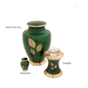 Black Elegance <b>Tealight</b> Urn With its gold on black design the Black Elegance <b>Tealight</b> Urn can hold a small amount of ashes - Product Image 6