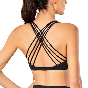 Venta al por mayor de alta elasticidad de compresión de alta calidad de LICRA de 5 piezas conjunto de Yoga Sujetador deportivo Booty Lift Bragas de manga larga Tops - Product Image 3