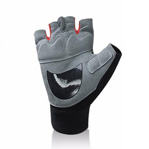 Gants d'haltérophilie à demi-doigts pour hommes professionnels gants d'entraînement de musculation en cuir antidérapants résistants à l'usure en plein air - Product Image 6