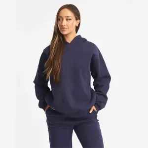 Phụ Nữ Cao Eo Dài Tay Áo Dây Kéo Crop Tops Áo Thun Hoodies Và Mồ Hôi Quần Phù Hợp Với Thể Thao 2 Mảnh Bộ