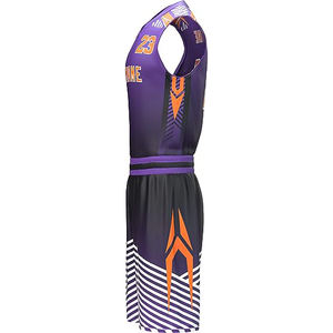 Camiseta de baloncesto negra y roja Reversible por sublimación profesional personalizada 2025, camiseta de baloncesto, uniformes de baloncesto - Product Image 4