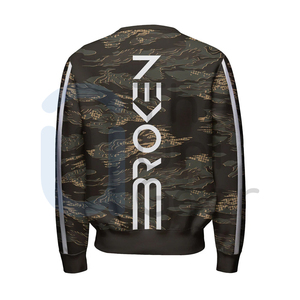 Sudaderas personalizadas de alta calidad para hombre, Sudadera de cuello redondo de tendencia, Top informal para exteriores, logotipo frontal de invierno, sudadera superior al por mayor - Product Image 2