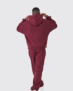 2025 Trending Custom Heavyweight 3d Puff Print 100% Cotton Tracksuits <b>Oversized</b> <b>Jogger</b> Sets Tracksuit for Men - Product Image 2